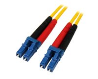 StarTech.com 10m Singlemode 9/125 Duplex LC auf LC LWL / Glasfaser-Netzwerkkabel - Gelb