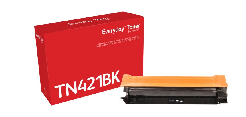 Toner Everyday™ di Xerox Nero compatibile con Brother TN-421BK, Capacità standard