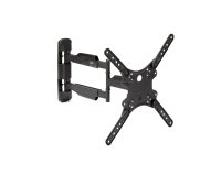StarTech.com Support Mural TV Orientable et Inclinable pour Écrans VESA 32'' à 55'' (35kg) - Bras Articulé Haute Résistance pour Télévision LCD/LED - Fixation/Accroche Télé Murale pour Écran Plat