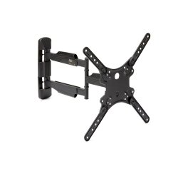 StarTech.com Support Mural TV Orientable et Inclinable pour Écrans VESA 32'' à 55'' (35kg) - Bras Articulé Haute Résistance pour Télévision LCD/LED - Fixation/Accroche Télé Murale pour Écran Plat