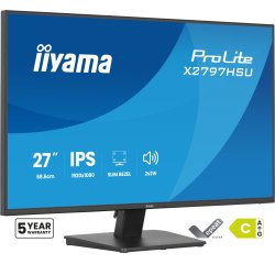 iiyama ProLite X2797HSU-B1 écran plat de PC 68,6 cm (27") 1920 x 1080 pixels Full HD LED Noir