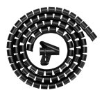 Neomounts ADS06-142BL Gaine de câble - pour 1-5 câbles - universelle