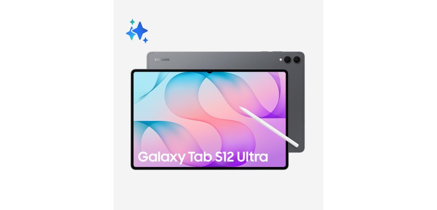 Samsung Galaxy Tab S12 Ultra Wi-Fi 256 Go 37,1 cm (14.6") 12 Go Wi-Fi 7 (802.11be) Gris