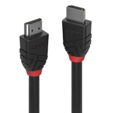 Cable HDMI tipo A (Estándar), Lindy 36470, 0,5 m,  HDMI tipo A (Estándar), 4096 x 2160 Pixeles, 18 Gbit/s, Negro