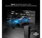 Lindy 0.5m High Speed HDMI Cable, Black Line