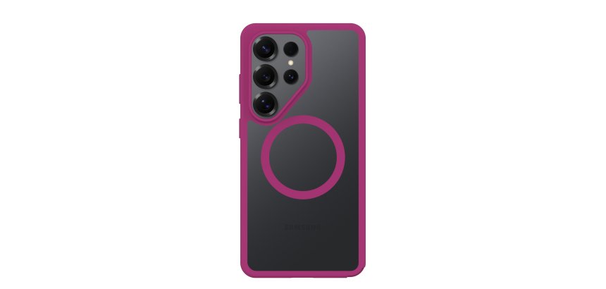 OtterBox React Magnets Series for Samsung Galaxy S26 Ultra, Rose Crystal