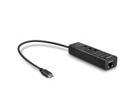 Lindy 43249 hub de interfaz USB 3.2 Gen 1 (3.1 Gen 1) Type-C 5000 Mbit/s Negro