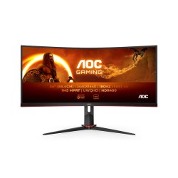 AOC G2 CU34G2XP/BK pantalla para PC 86,4 cm (34") 3440 x 1440 Pixeles UltraWide Quad HD LED Negro
