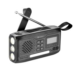 Sandberg 421-17 radio Analoog & digitaal Zwart
