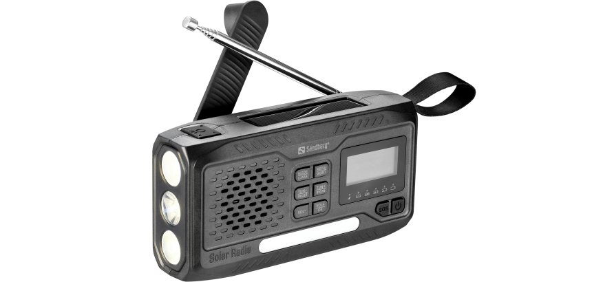 Sandberg 421-17 radio Analoog & digitaal Zwart