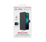 Celly WALLYMAG mobile phone case 15.5 cm (6.1") Wallet case Black