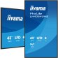 iiyama LH4364UHS-B1AG Écran d'affichage dynamique Écran plat de signalisation numérique 109,2 cm (43") LED Wifi 500 cd/m² 4K Ultra HD Noir Android 24/7