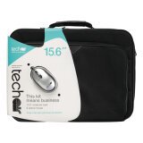 Techair Classic essential 39,6 cm (15.6") Maletín Negro