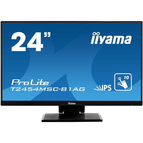 iiyama ProLite T2454MSC-B1AG écran plat de PC 60,5 cm (23.8") 1920 x 1080 pixels Full HD LED Écran tactile Multi-utilisateur Noir