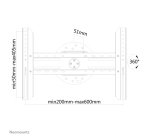 Neomounts LED-WR100BLACK Support pour écran mural 37-75" - rotatif