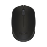 Logitech B170 Black Bp ratón Oficina Ambidextro RF inalámbrico Óptico