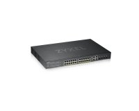 Zyxel GS1920-24HPV2 Géré Gigabit Ethernet (10/100/1000) Connexion Ethernet, supportant l'alimentation via ce port (PoE) Noir