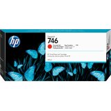 HP Cartouche d'encre DesignJet 746 de 300 ml rouge chromatique