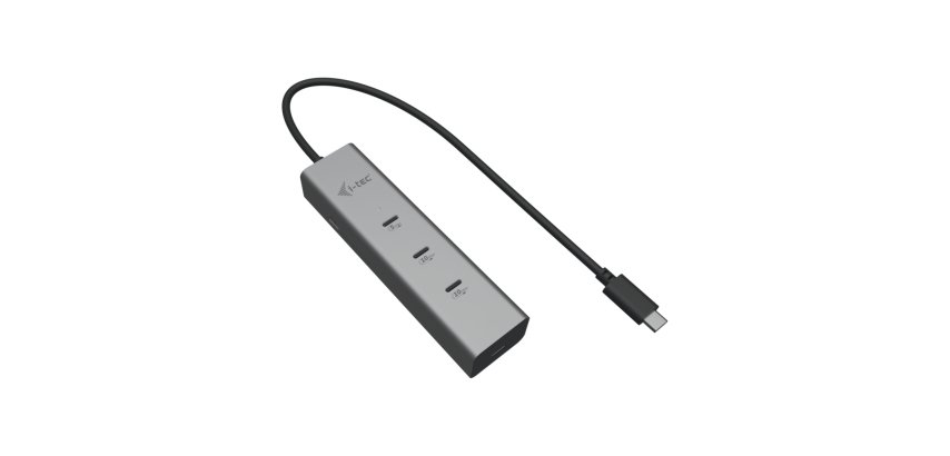 i-tec Metal USB-C Charging HUB 5port with USB-C video 8K + Power Delivery 85W