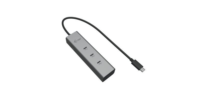 i-tec Metal USB-C Charging HUB 5port with USB-C video 8K + Power Delivery 85W