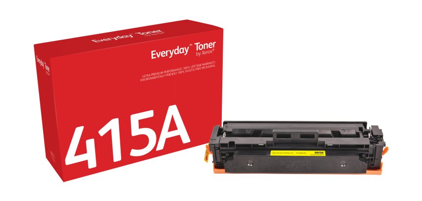 Toner Everyday™ _OEM_NAME_ Jaune de Xerox compatible avec HP 415A (W2032A), Capacité standard
