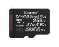 Kingston Technology 256GB micSDXC Canvas Select Plus Gen3 150R A1 (Adaptateur SD non inclus)