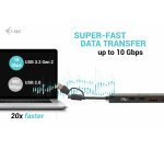 i-tec Metal USB-A/USB-C HUB 2x USB 3.0 + 2x USB-C (10 Gbps)