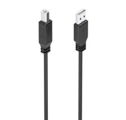 AISENS Cable USB 2.0 con Amplificador, Tipo A/M-B/M, Negro, 15m