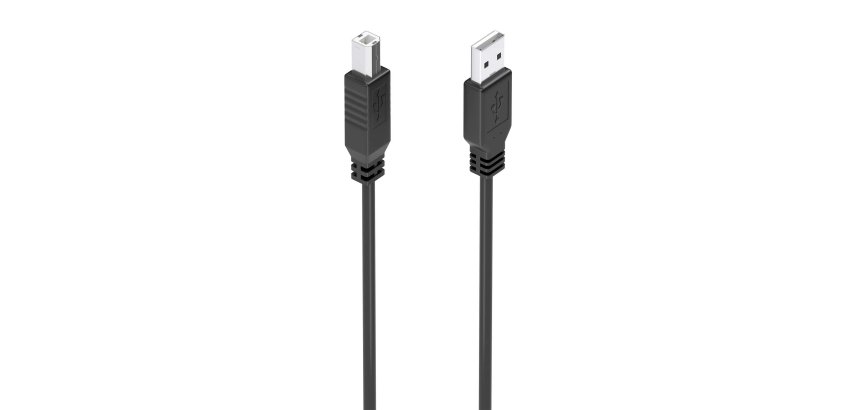 AISENS Cable USB 2.0 con Amplificador, Tipo A/M-B/M, Negro, 15m