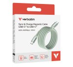 Verbatim 31864 câble USB USB 2.0 1,2 m USB C Vert