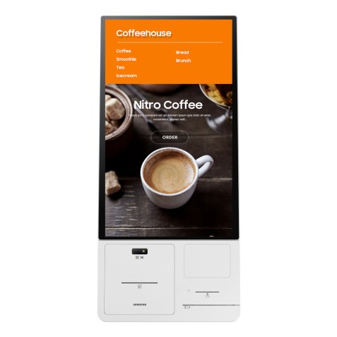 Samsung CY-KM24APXEN Écran d'affichage dynamique Écran plat interactif Blanc Écran tactile