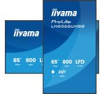 iiyama LH6566UHSB-B1AG Écran d'affichage dynamique Écran plat de signalisation numérique 165,1 cm (65") LCD Wifi 800 cd/m² 4K Ultra HD Noir Intégré dans le processeur Android 24/7