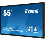 iiyama TF5539AS-B1AG Écran d'affichage dynamique En forme de kiosk 138,7 cm (54.6") LED 435 cd/m² 4K Ultra HD Noir Écran tactile Intégré dans le processeur Android 11 24/7