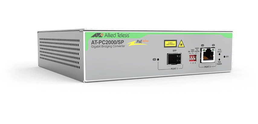 Allied Telesis AT-PC2000/SP-60 convertitore multimediale di rete 1000 Mbit/s 850 nm Grigio