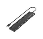 Conceptronic HUBBIES08BP hub di interfaccia USB 2.0 480 Mbit/s Nero