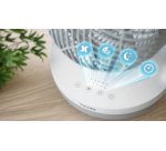 Philips Serie 2000 Ventilatore da tavolo CX2050/00, Flusso d'aria 738 m³/h, Ultra silenzioso 23db