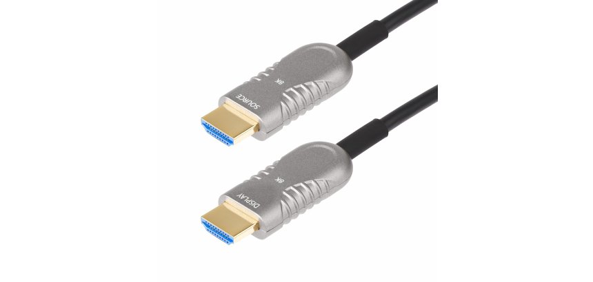 StarTech.com Câble Optique Actif Hybride (AOC) HDMI 2.1 de 15,2m, CMP Plenum, 8K 60Hz, 48 Gbps, Câble HDMI 2.1/2.0 Certifié Ultra Haut Débit