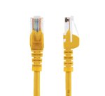 StarTech.com Câble réseau Cat5e UTP sans crochet de 1 m - Cordon Ethernet RJ45 anti-accroc - M/M - Jaune