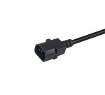 Equip 112171 cavo di alimentazione Nero 3 m Accoppiatore C14 Accoppiatore C15