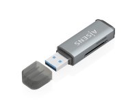 AISENS Lector De Tarjetas SD, Micro SD, MMC, Rs-MMC, MMC Micro, USB-A, Gris