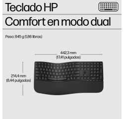 HP Combo de teclado y ratón de modo dual 685 Comfort