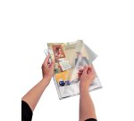 Pochette perforée, A4, PP, grainé, 0,13 mm,