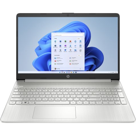 HP 15s-fq5025nf Intel® Core™ i5 i5-1235U Ordinateur portable 39,6 cm (15.6") Full HD 16 Go DDR4-SDRAM 512 Go SSD Wi-Fi 6 (802.11ax) Windows 11 Home Argent