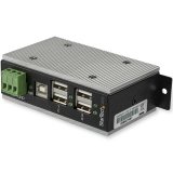 Hub Industrial de Metal(4xUSB-A) con ESD y Protección contra Picos