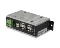 Hub Industrial de Metal(4xUSB-A) con ESD y Protección contra Picos