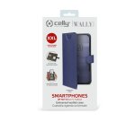 Celly Wally One XXL mobile phone case 14 cm (5.5") Flip case Blue