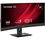 Viewsonic VG3456C écran plat de PC 86,4 cm (34") 3440 x 1440 pixels UltraWide Quad HD LED Noir