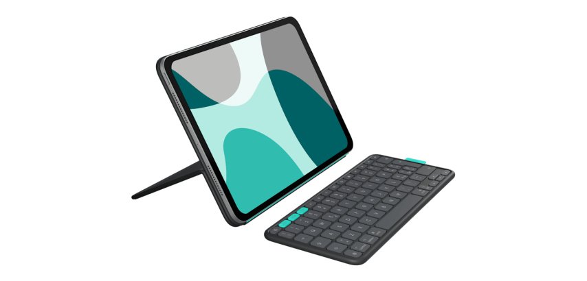 Logitech Flip Folio QWERTZ Suisse Bluetooth Graphite
