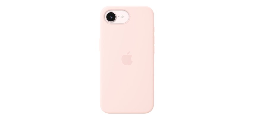 Apple Coque en silicone avec MagSafe pour iPhone 17e - Rose pastel