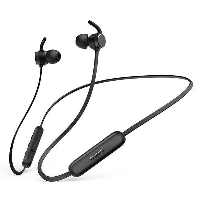 Philips 1000 series TAE1209BK/00 headphones/headset Wireless In-ear, Neck-band Calls/Music/Sport/Everyday Bluetooth Black